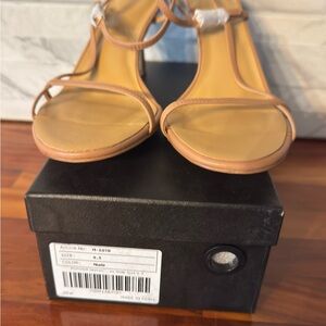 Elegant Tan Strappy Sandals